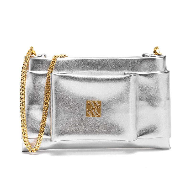 CHCH Women's Elegant Dual-Purpose Chain Bag