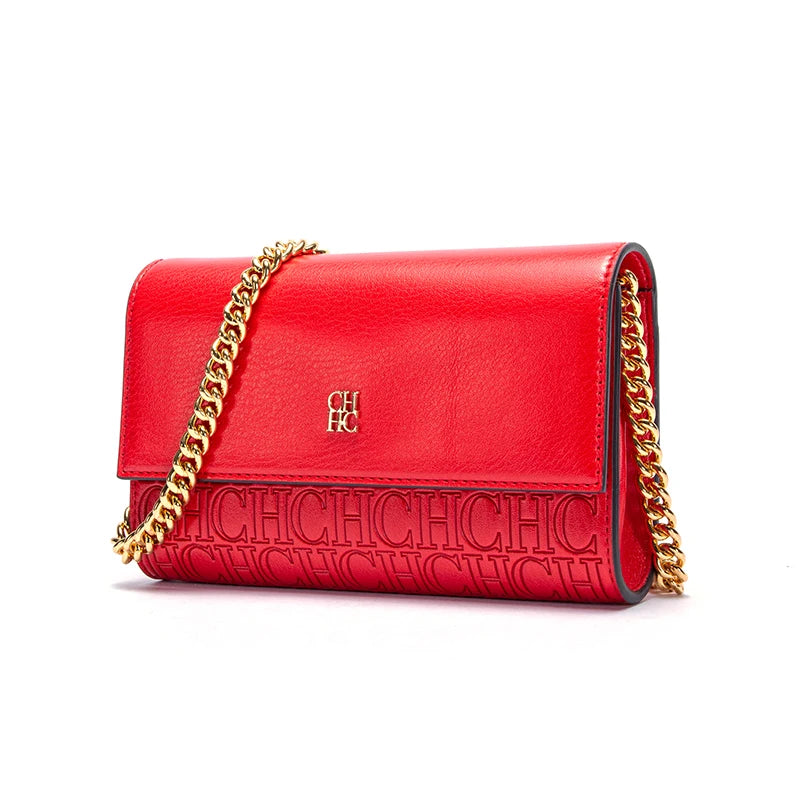 CHCH Women's Magnetic Flip Chain Shoulder Bag