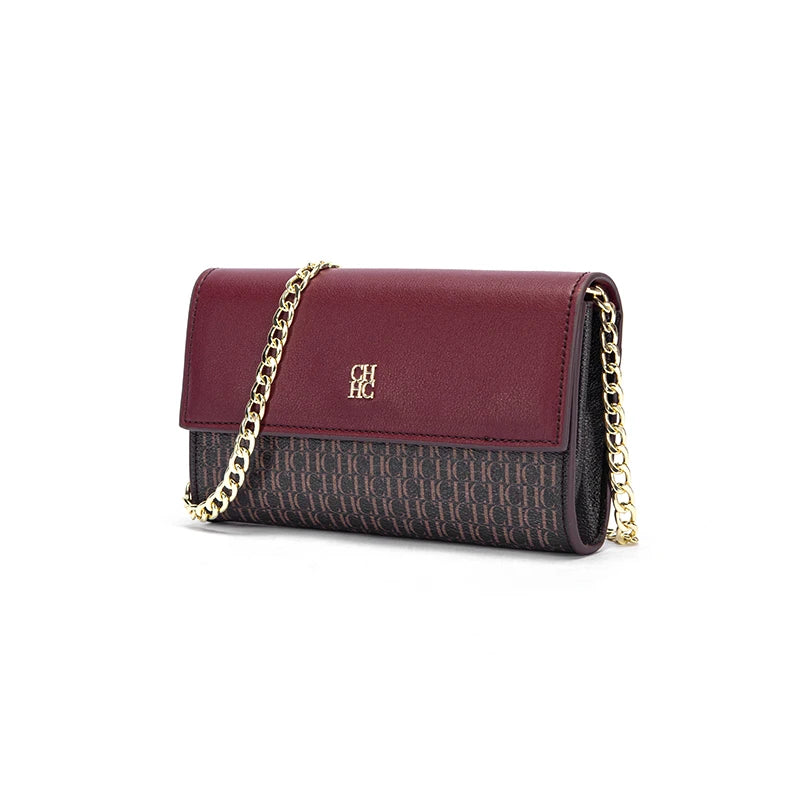 CHCH Women's Magnetic Flip Chain Shoulder Bag