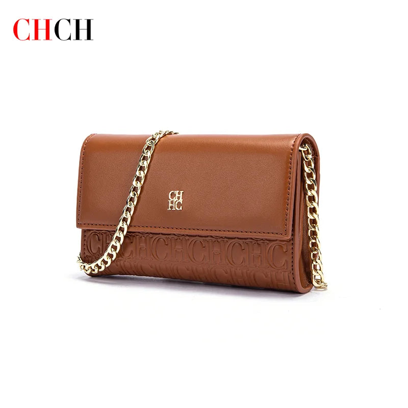 CHCH Women's Magnetic Flip Chain Shoulder Bag