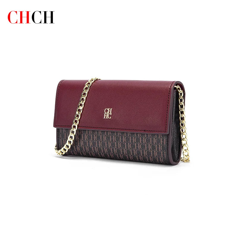 CHCH Women's Magnetic Flip Chain Shoulder Bag
