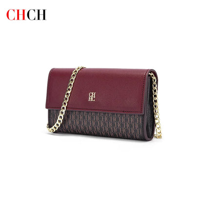 CHCH Women's Magnetic Flip Chain Shoulder Bag